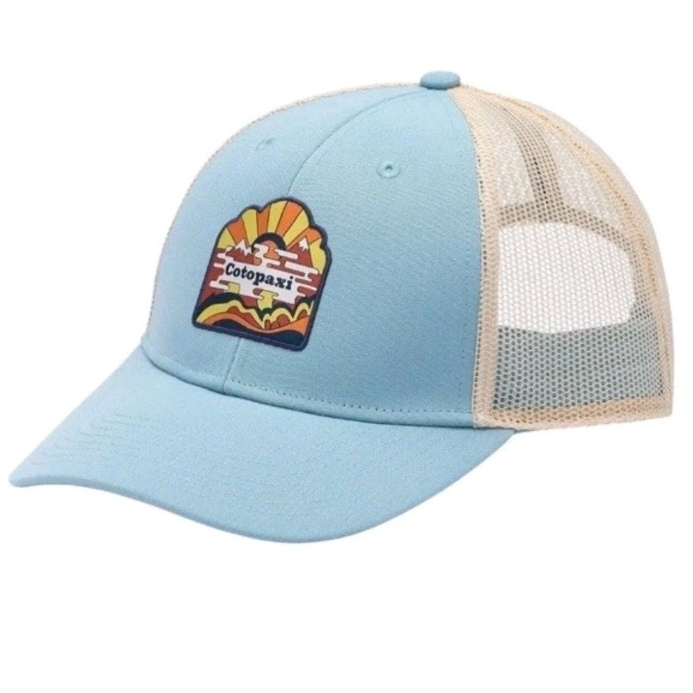 Cotopaxi Utopia‎ Trucker Hat  Mesh Back Snapback Mountain Sunset Patch OSFM